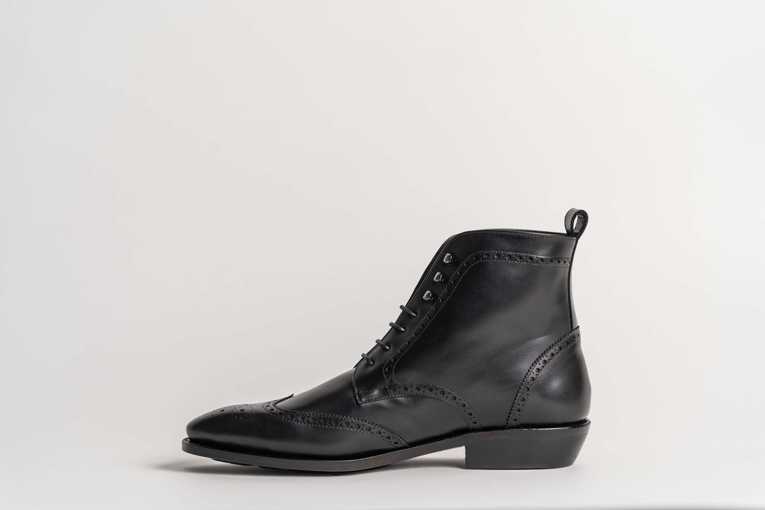 Derby Ankle Boots (Black)